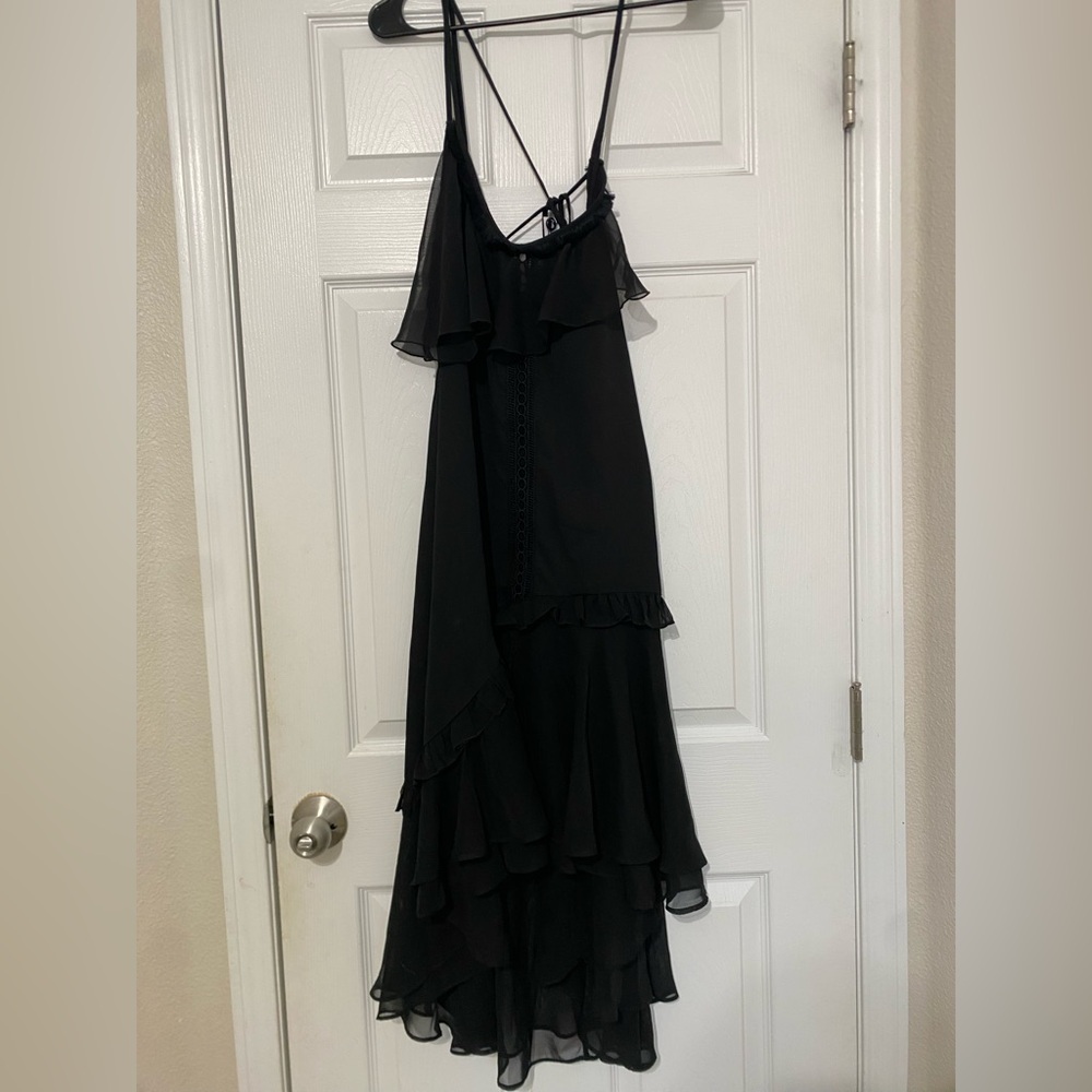 Religion High  Low Spaghetti Strap Ruffle Dress XS NWT